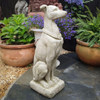 Single Large Sitting Guard Dog Statue 