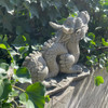 Mystical  Oriental Dragon Stone Cast  Statue Garden Ornament