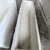 Large White Stone Cast Tulip Trough Planter