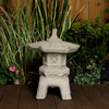 Tranquil Japanese Style Pagoda Statue Zen Garden Ornament