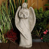 Ethereal Stone Guardian Angel Statue
