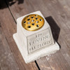 Stone Cast Memorial Vase Garden Statue