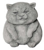 Stone Cast Happy Cat Garden Statue Ornament and Decor