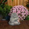 Cat with a Big Heart – Stone Cast Garden Cat Ornament  Cat with a Big Heart – Stone Cast Garden Cat Ornament