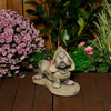 Stone Cast Basset Hound Statue