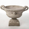 Extra Large Oval Antique Garden Urn and Plinth