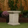 Extra Large Oval Antique Garden Urn and Plinth