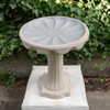 Floral Sandstone Bird Bath