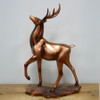 Bronze Finished Stag Home Decor Ornament 