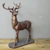 Set Of 2 Antique Stags Home Decor