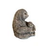 Stone Cast Mom & Baby Sloth Garden Sculpture Animal Statue