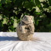 Small Stone Cast Anchisaurus Garden Sculpture  Dinosaur Animal Statue