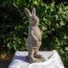 Cute Stone Cast Flopsy Bunny Large Garden Sculpture
