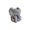 Small Stone Cast Elephant Planter Pot 