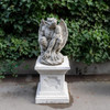 Pair of Large Gargoyle Sculptures Garden Statues 