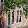 Medium Medieval Style Gothic Style Arch Garden Window