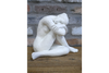 Sitting Lady – Contemporary Resin Sculpture
