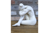 Sitting Lady – Contemporary Resin Sculpture