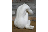 Sitting Lady – Contemporary Resin Sculpture