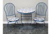 Blue Mosaic Garden Bistro Set – Outdoor Table & Chairs