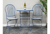 Blue Mosaic Garden Bistro Set – Outdoor Table & Chairs
