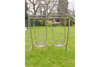 Ornate Metal Garden Swing – Decorative Two‑Seat Outdoor Swing