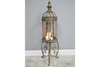 Tall Lantern On Stand – Ornate Metal Candle Holder