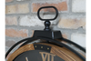 Large Wall Clock With Moving Cogs – Vintage Mechanical Style