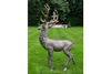 Outdoor Woodland Stag Christmas Sculpture