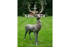 Outdoor Woodland Stag Christmas Sculpture