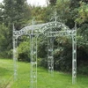 Leaf‑Detail Square Pavilion – Antique Green