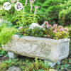 Large Bow Front Curved Decorative Trough