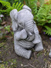 Lovely Trunk-Down Large Elephant Garden Ornament