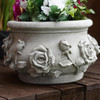 Rose Pot Stone Cast Garden Plant Pot