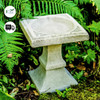 Imperial Design Birdbath with Square Top