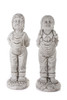 Large Boy and Girl Young Love Garden Ornament