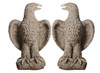 Pair of Giant Eagles Stone Statues