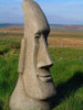 Large Easter Island Moai Head Garden Statue