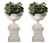 Pair of Large Edwardian Stone Vase on Plinths