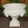 Large White/cream Draped Georgian Style Vase Planter Urn  Large White/cream Draped Georgian Style Vase Planter Urn