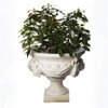 Large White/cream Draped Georgian Style Vase Planter Urn  Large White/cream Draped Georgian Style Vase Planter Urn