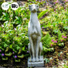 Single Whippet Dog Statue