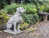 Large Life-size Hunting Dog Stone garden ornament