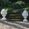 Pair Of Large Fruit Vase Pillar Tops