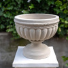 Cross Patterned Sandstone Large Garden Urn 