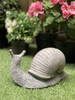Small Stone Cast Snail Garden Ornament