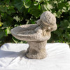 Big Mushrooms Stonecast Bird Bath Statue Garden Ornament