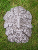 Stone Cast Large Leaf Male Wall Plaque