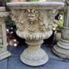 Detailed Stone-cast' Bacchus' Vase Pot (Not including plinth) 