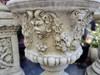 Detailed Stone-cast' Bacchus' Vase Pot (Not including plinth) 